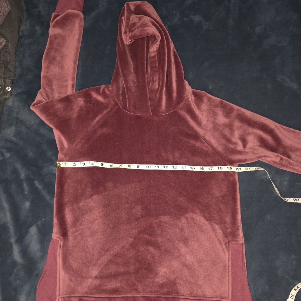 Plush Burgundy Hoodie
